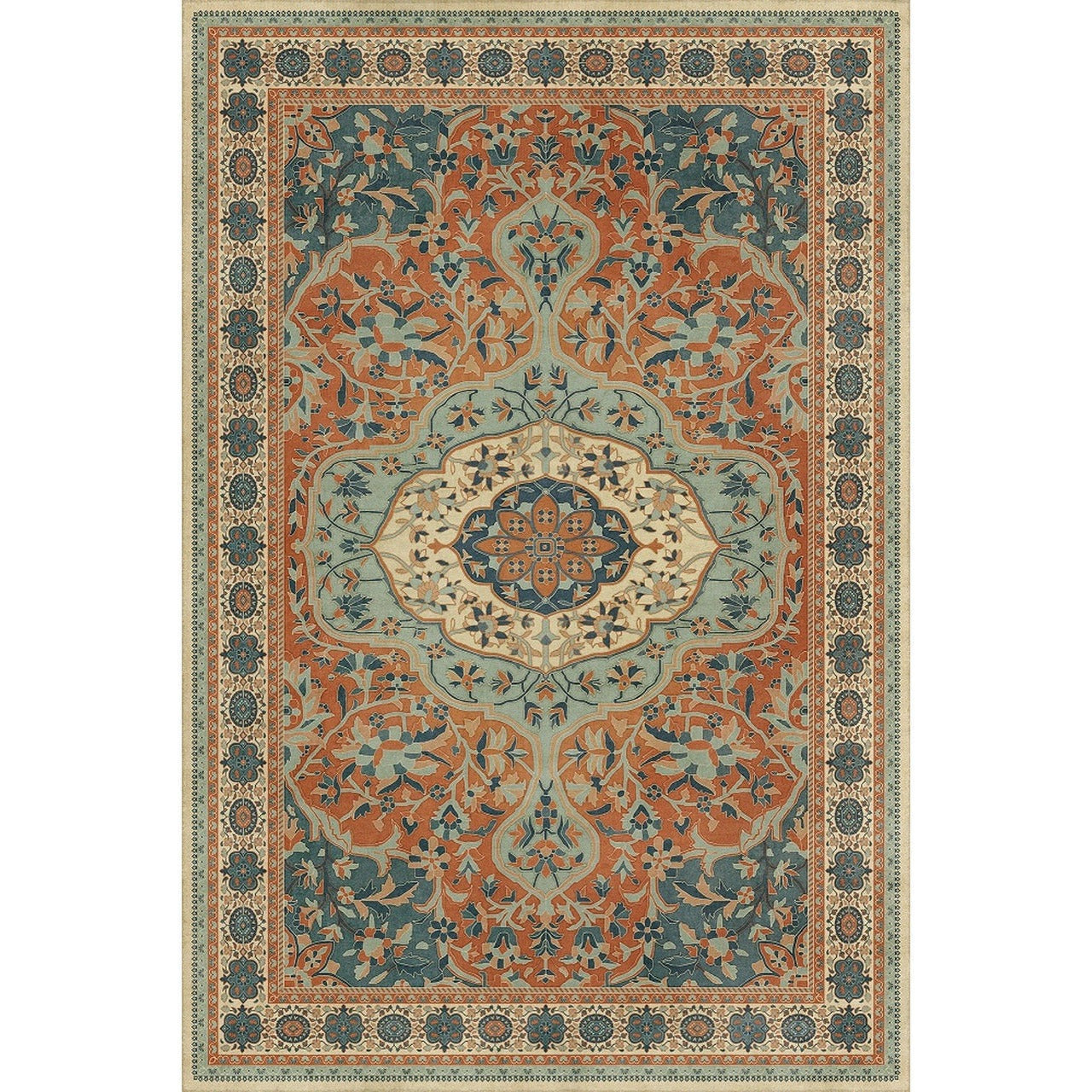 Persian Bazaar Farahan Ava Vinyl Floor Cloth
