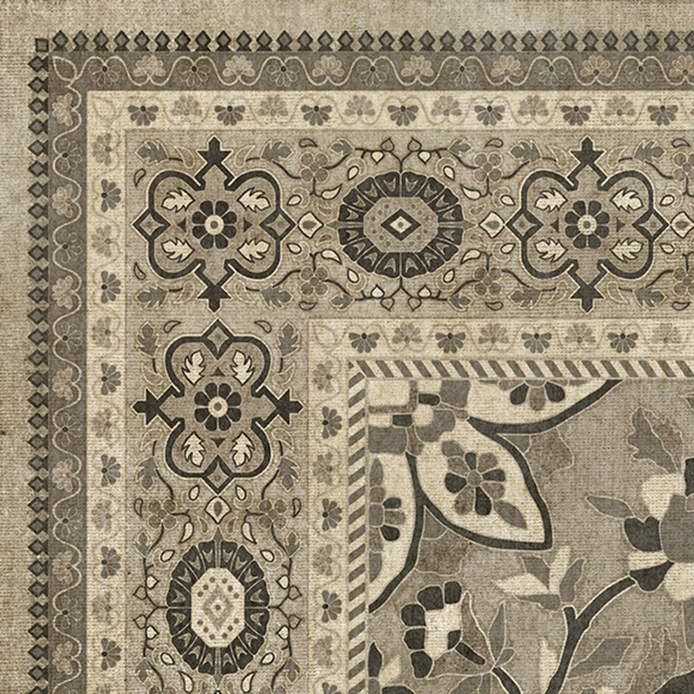 Persian Bazaar Farahan Mahtab Vinyl Floor Cloth