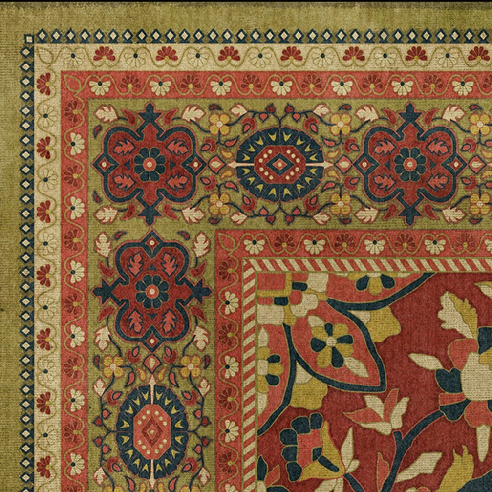 Persian Bazaar Farahan Mehr Vinyl Floor Cloth