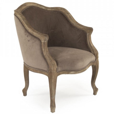 Pierre Velvet Club Chair