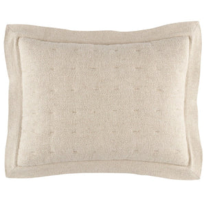 Pine Cone Hill Jonah Linen Natural Quilted Sham