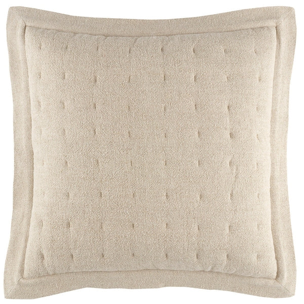 Pine Cone Hill Jonah Linen Natural Quilted Sham