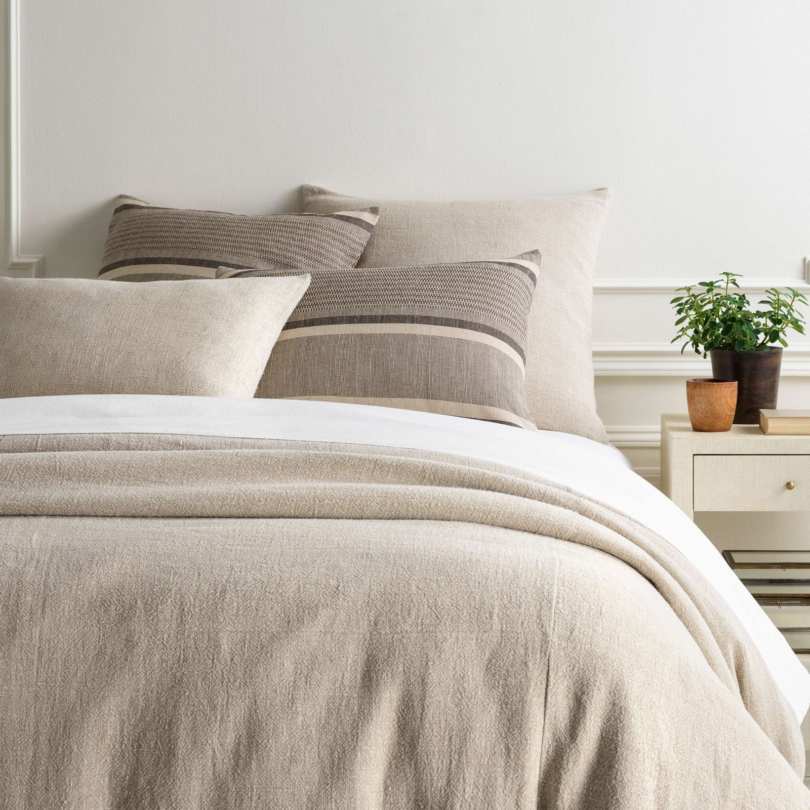 Pine Cone Hill Stone Washed Linen Duvet Cover