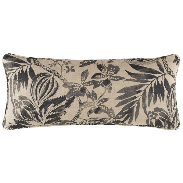 Pine Cone Hill Antigua Black Linen Decorative Pillow Cover