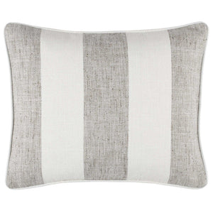 Pine Cone Hill Awning Stripe Grey Indoor/Outdoor Pillow