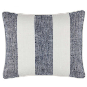 Pine Cone Hill Awning Stripe Navy Indoor/Outdoor Pillow