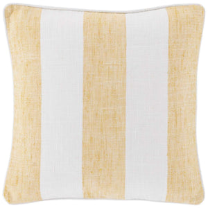 Pine Cone Hill Awning Stripe Soft Yellow Indoor/Outdoor Pillow