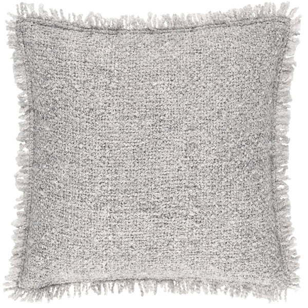 Pine Cone Hill Boucle Grey Indoor/Outdoor Decorative Pillow