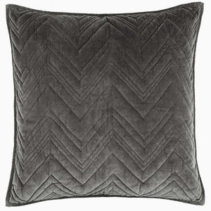 Pine Cone Hill Brentwood Velvet Shale Quilted Sham