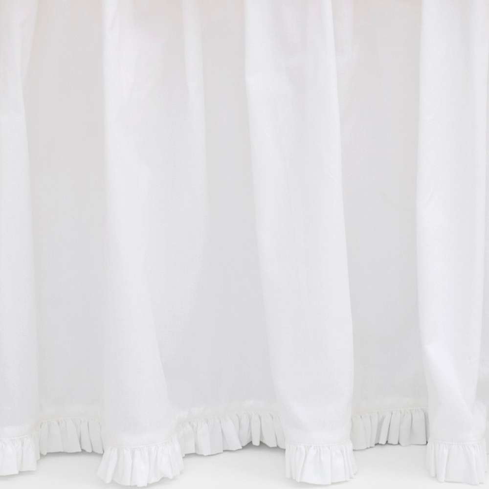 Pine Cone Hill Classic Ruffle White Bed Skirt