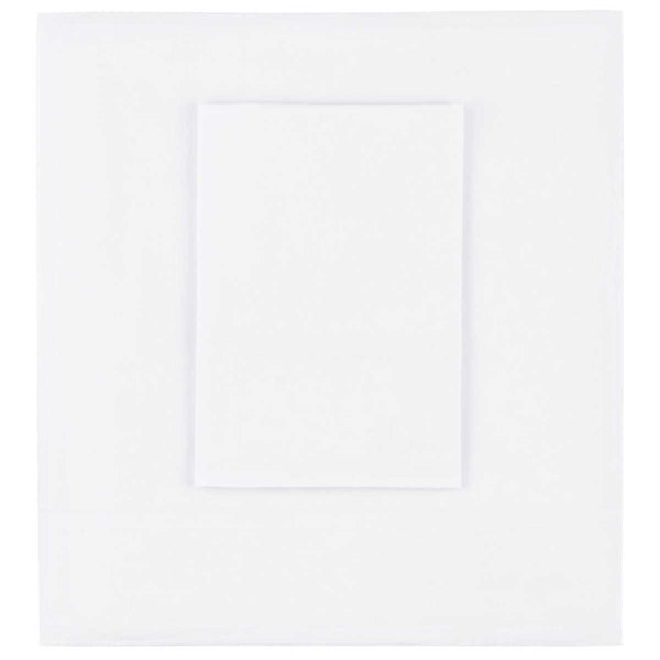 Pine Cone Hill Cozy Cotton White Sheet Set