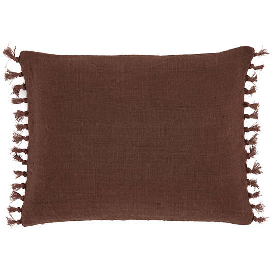 Pine Cone Hill Evelyn Linen Russet Decorative Pillow