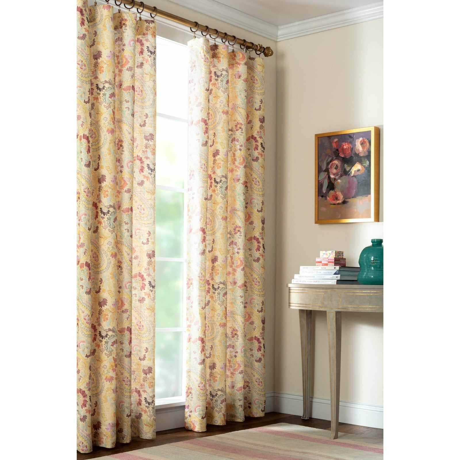 Pine Cone Hill Ines Linen Curtain Panel