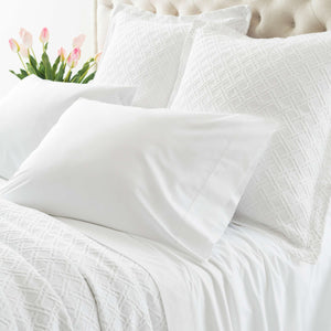 Pine Cone Hill Lia White Fitted Sheet