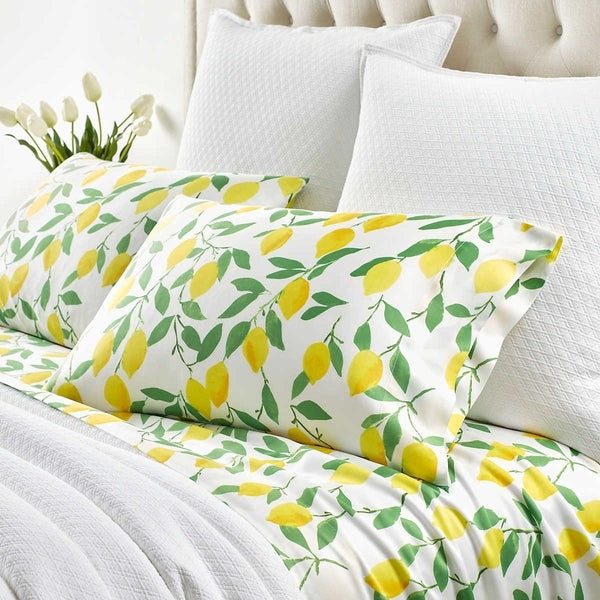 Pine Cone Hill Lovely Lemons Pillowcases