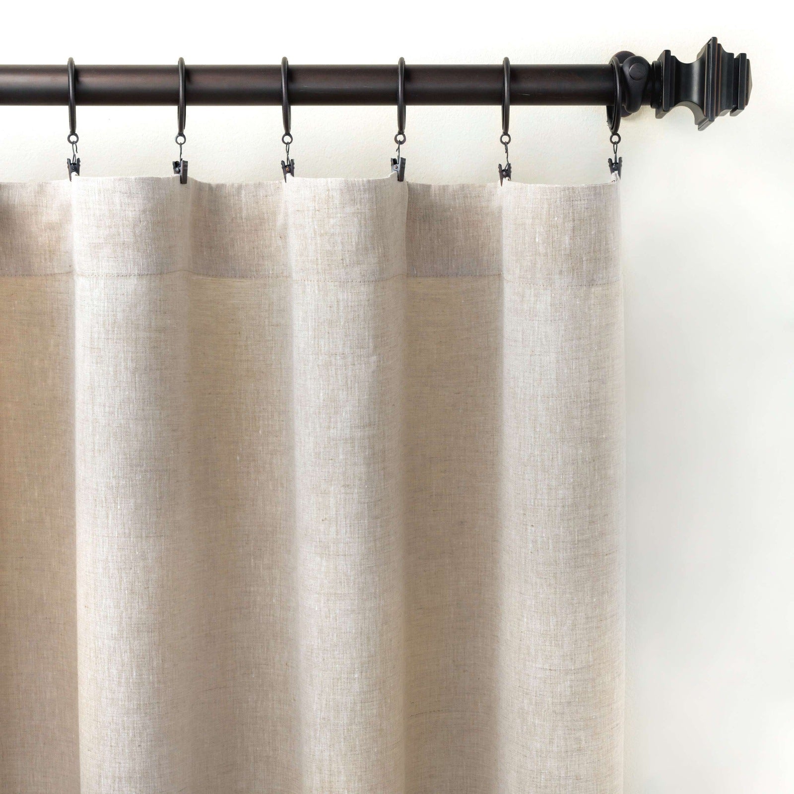 Pine Cone Hill Lush Linen Natural Curtain Panel