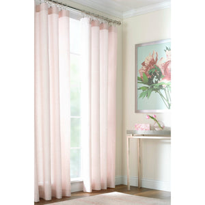 Pine Cone Hill Lush Linen Slipper Pink Curtain Panel