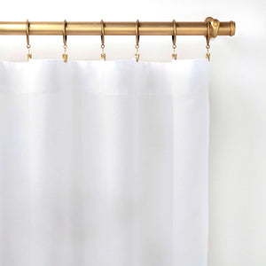 Pine Cone Hill Lush Linen White Curtain Panel