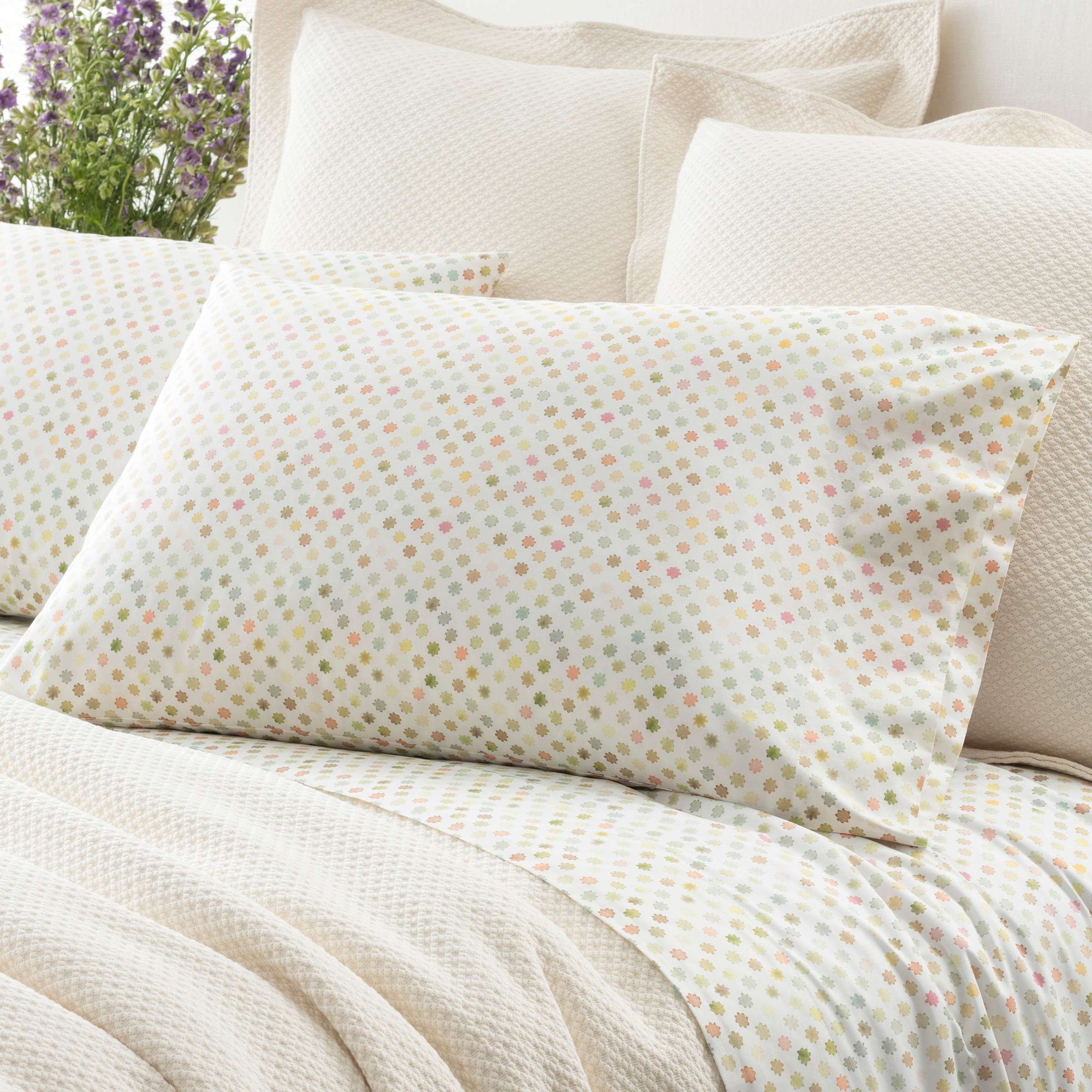 Pine Cone Hill Watercolor Dots Pillowcase Set