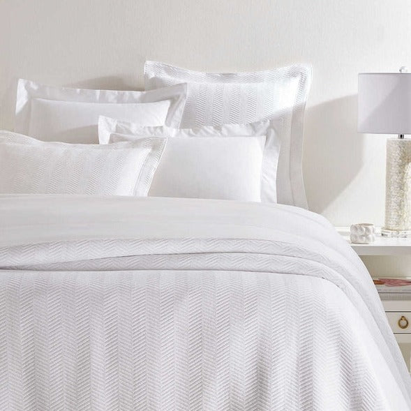 Pine Cone Hill Winnie White Matelasse Coverlet A Cottage in the City