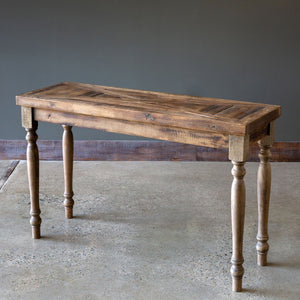 Reclaimed Wood Farmhouse Console Table Small