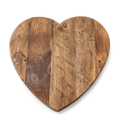 Reclaimed Wood Heart Tray