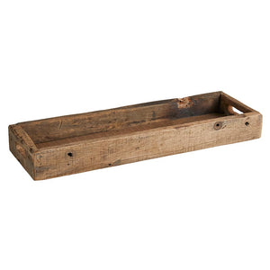 Rustic Wood Rectangle Tray