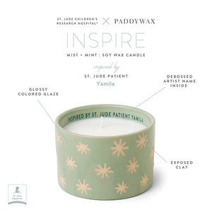 St. Jude Giveback Inspire Mist & Mint Candle