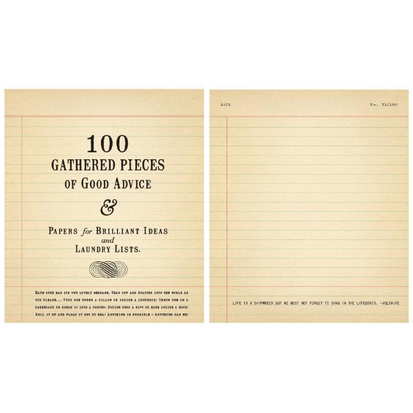 Sugarboo Designs 100 Gathered Thoughts Notepad A Cottage in the City