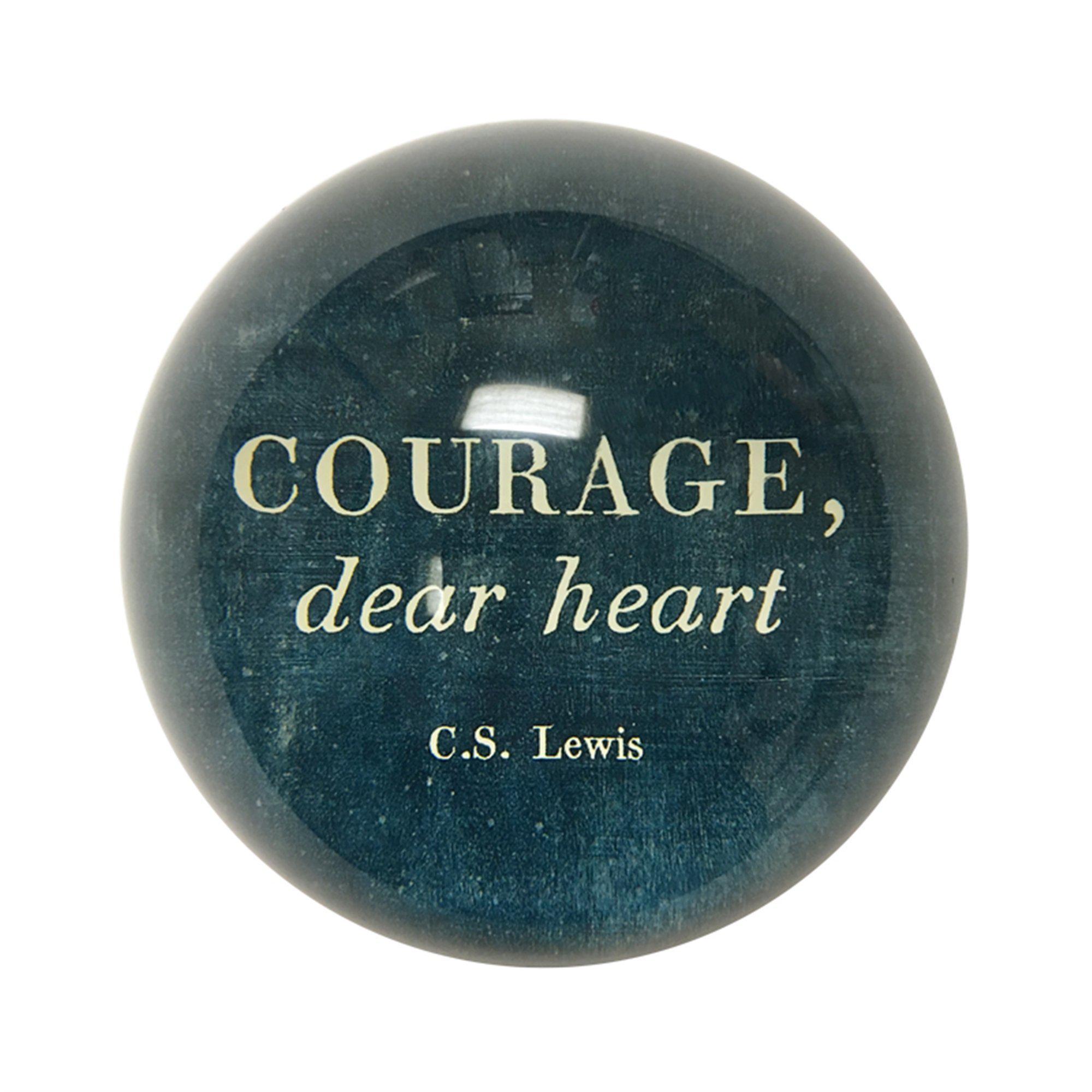 Sugarboo Designs Courage Dear Heart Paperweight