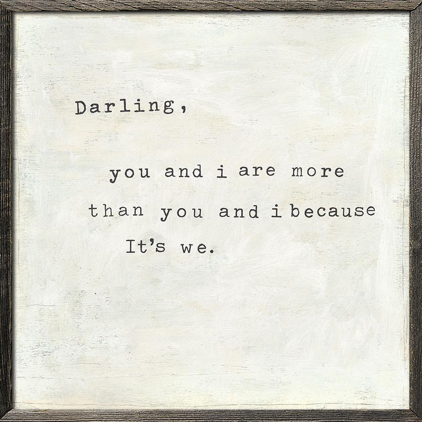 Sugarboo Designs Darling You And I Art Print