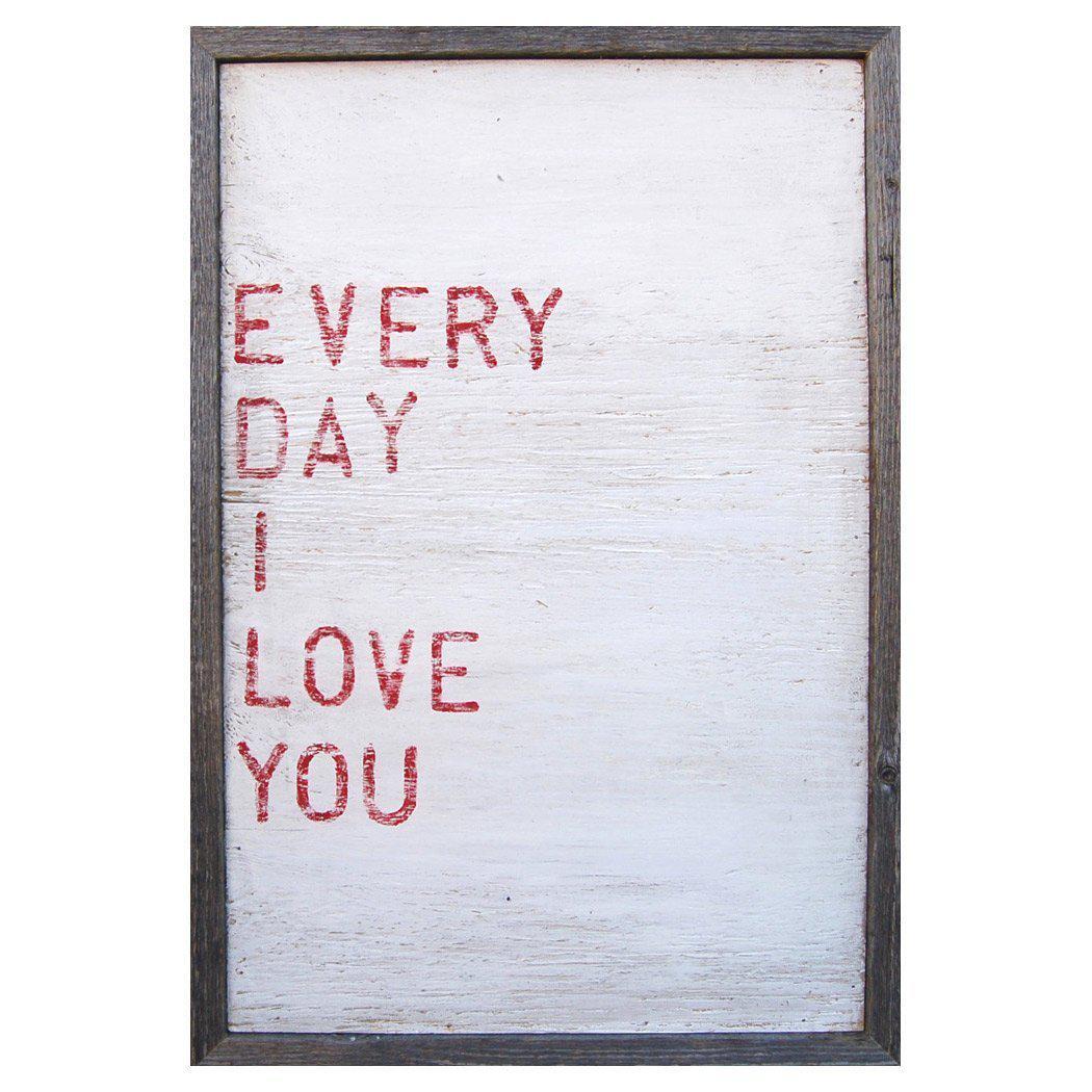 Sugarboo Designs Every Day I Love You Art Print