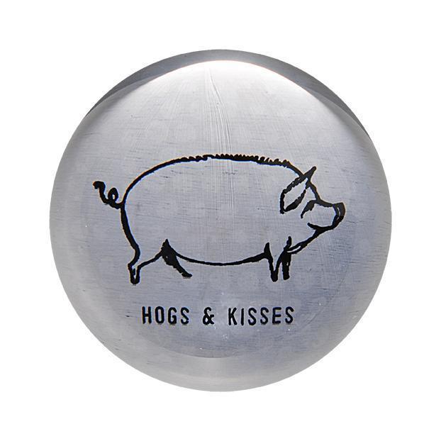Sugarboo Designs Hogs & Kisses Paperweight