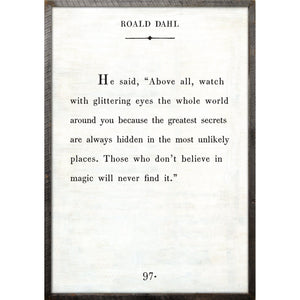 Sugarboo Designs Roald Dahl Art Print
