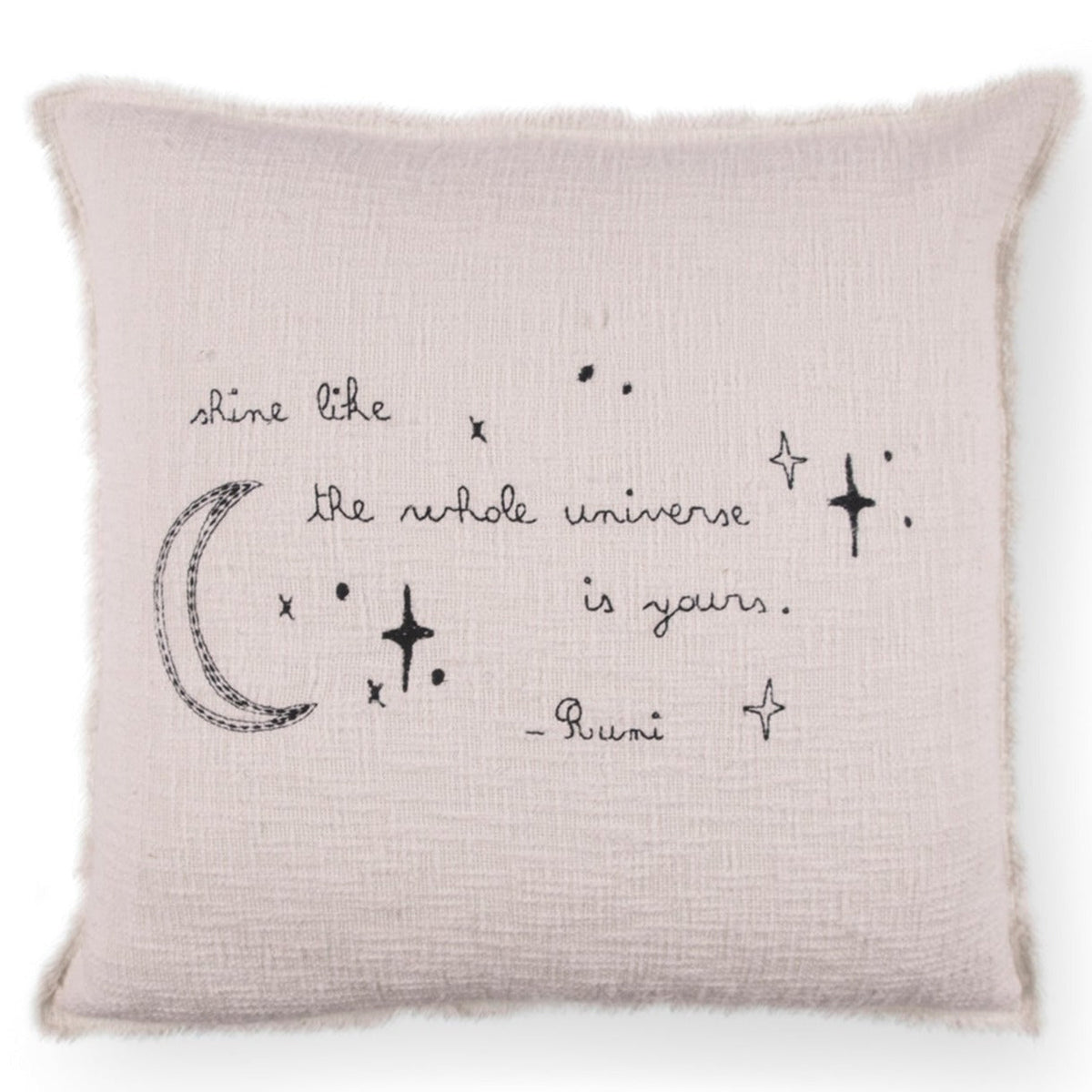 Sugarboo Designs Shine (Rumi) Embroidered Pillow A Cottage in
