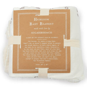 Sugarboo Designs Velveteen Rabbit Baby Blanket