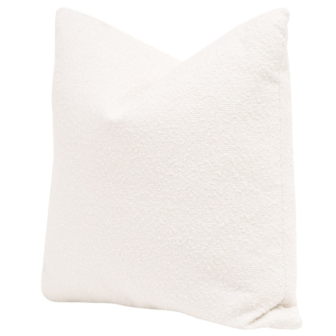 The Basic 22" Boucle Snow Essential Pillow