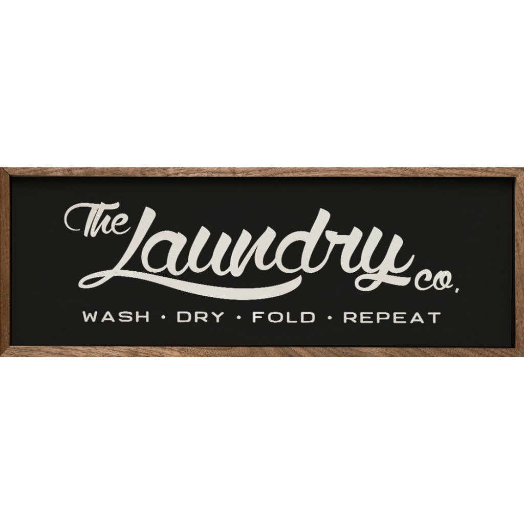 The Laundry Co Wood Framed Print
