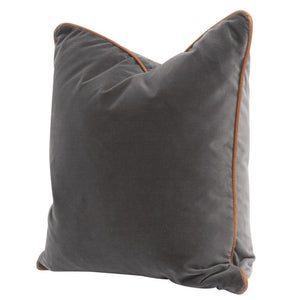 The Not So Basic 20" Dark Dove Velvet Essential Pillow