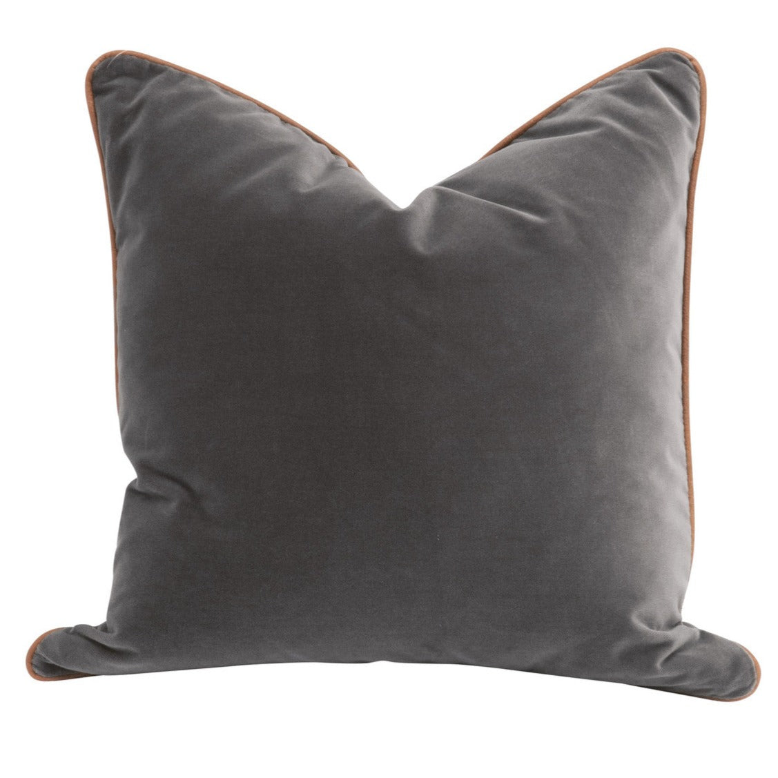 The Not So Basic 20&quot; Dark Dove Velvet Essential Pillow