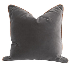 The Not So Basic 20" Dark Dove Velvet Essential Pillow