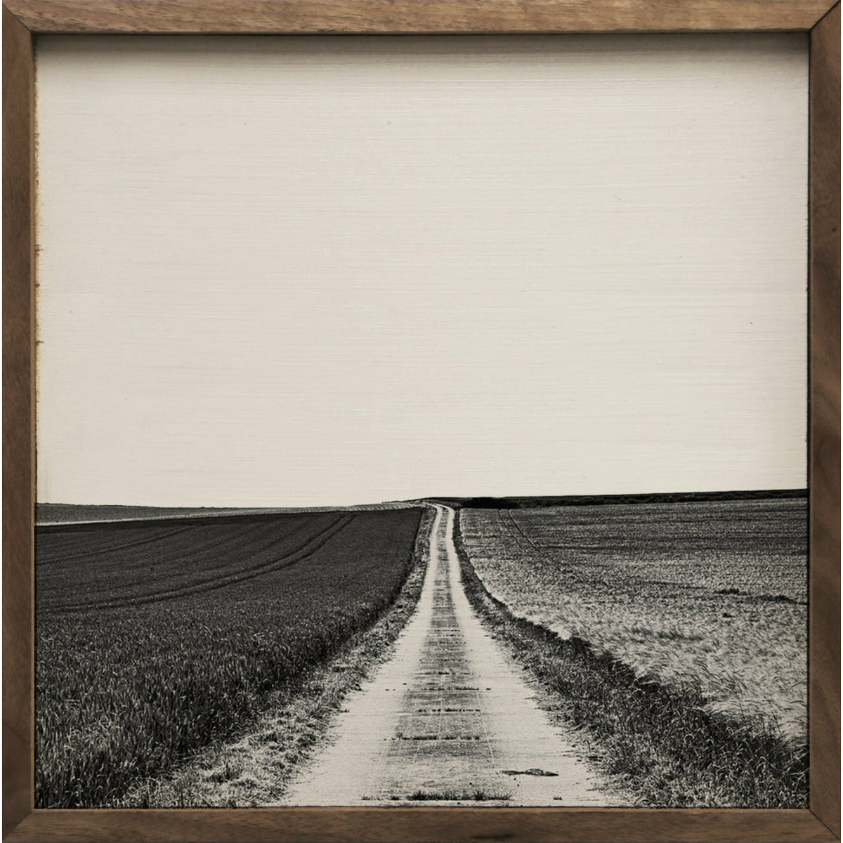 The Road Wood Framed Print