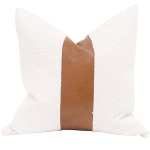 The Split Decision 20" Boucle Snow Essential Pillow