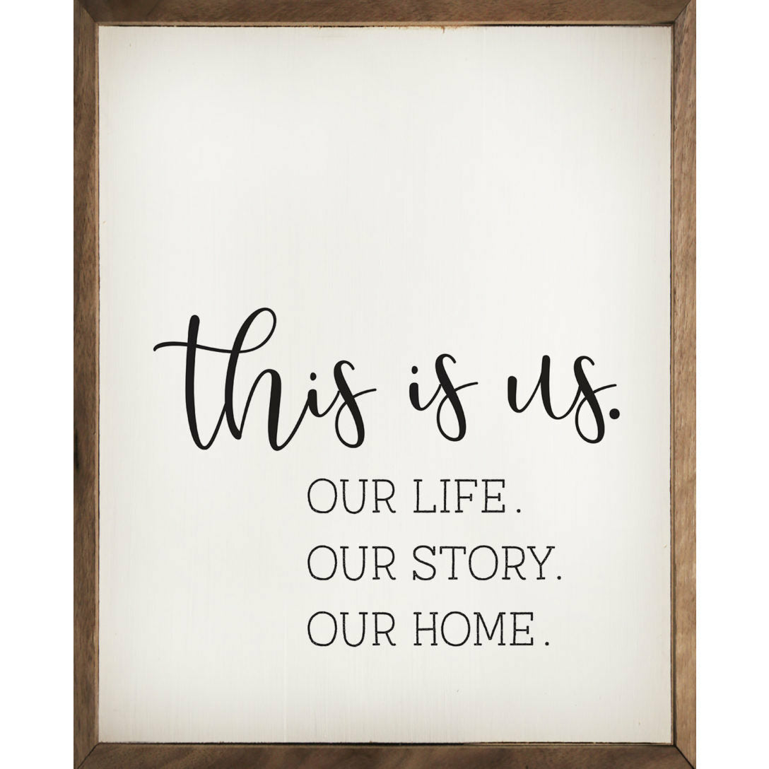 This Is Us Wood Framed Print
