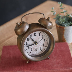 Vintage Style Twin Bell Clock