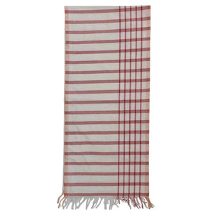 White, Pink, & Red Plaid Table Runner