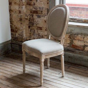 White Washed Dining Chair S/2