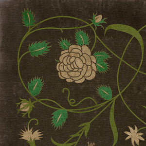 Williamsburg Floral Emma Vinyl Floor Cloth
