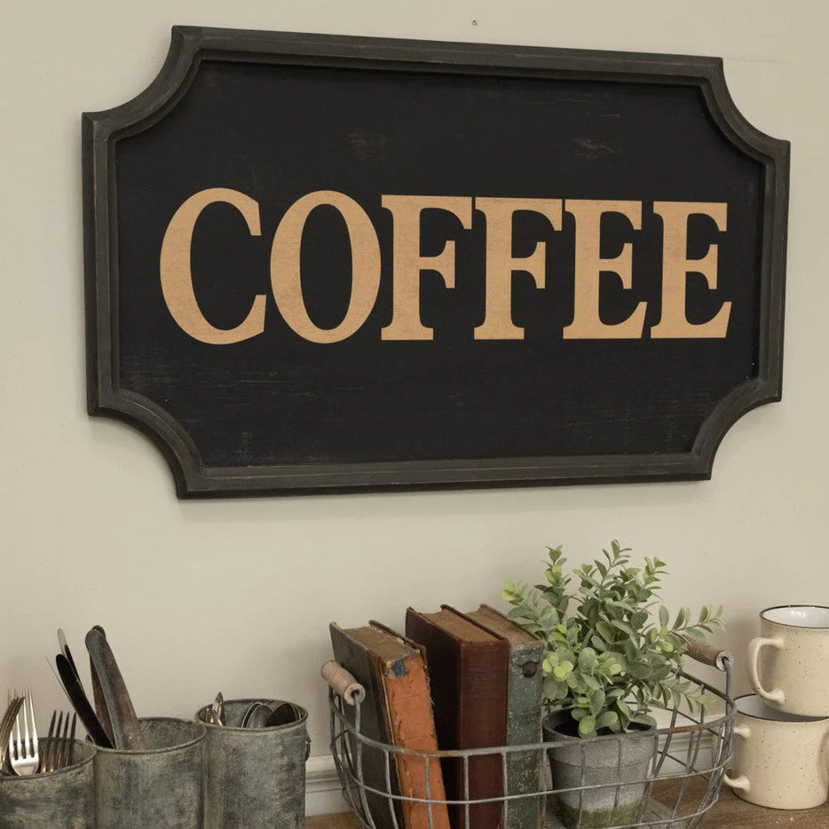 Wood Coffee Sign