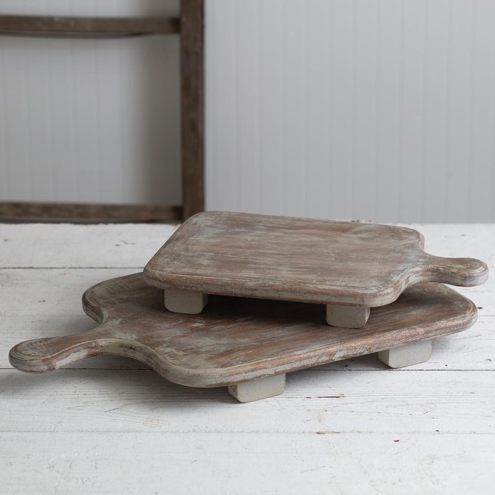 Wood Cutting Board Riser Set